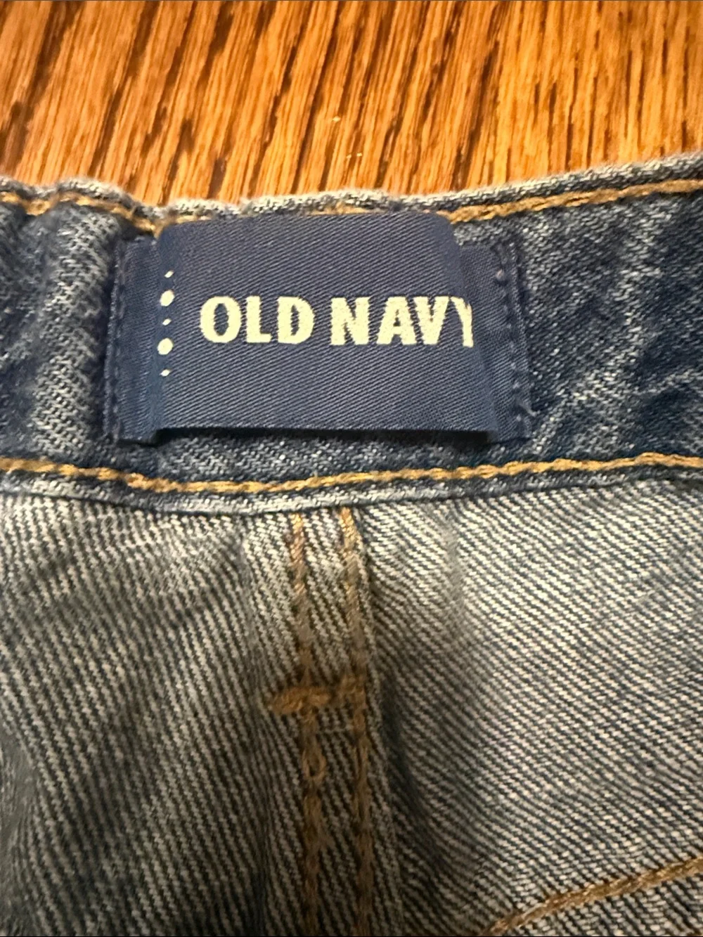 Girls Old Navy Blue Denim Rolled Cuff Jean Shorts size 16 Plus